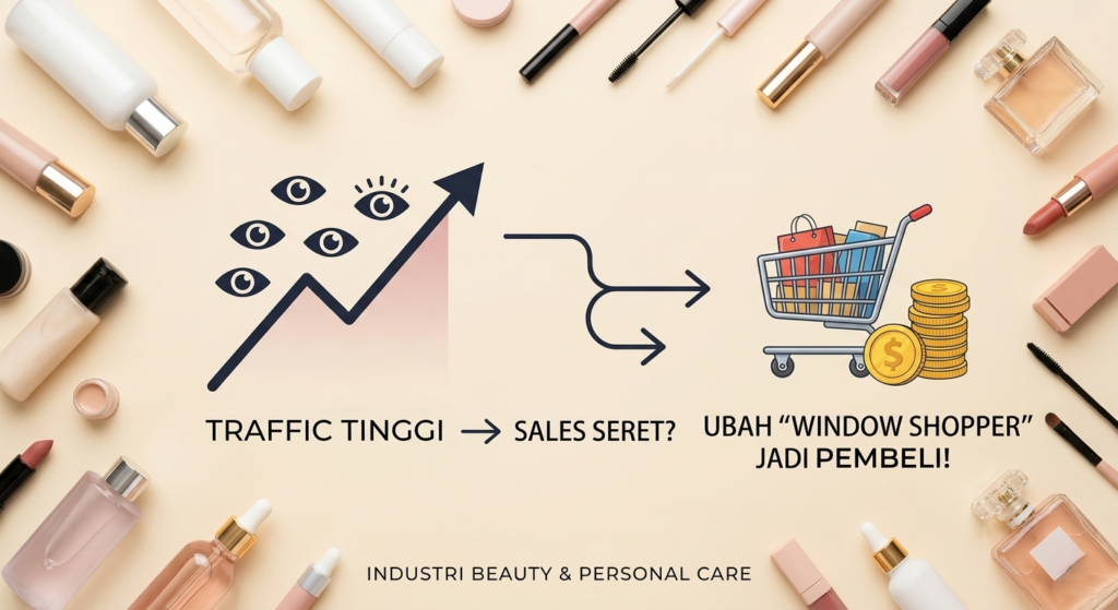 Mengubah Traffic Menjadi Pembelian, Industri Beauty & Personal Care